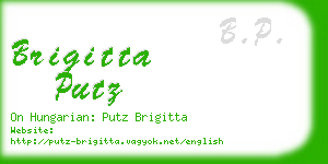 brigitta putz business card